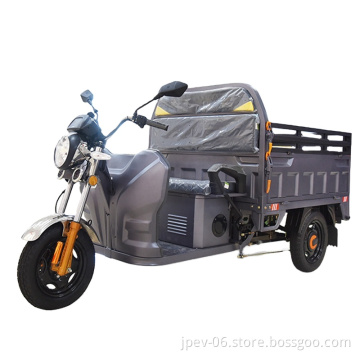 Jinpeng Nuovo design da 60 km a lungo raggio 1000w Potenza da 300 kg di capacità di carico Triciclo elettrico per carico